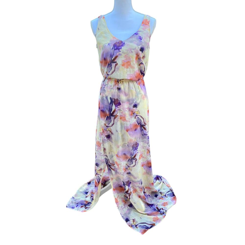 Show Me Your Mumu Kendall Maxi Dress Abers Babers Floral Women's Extra Small - Picture 3 of 15